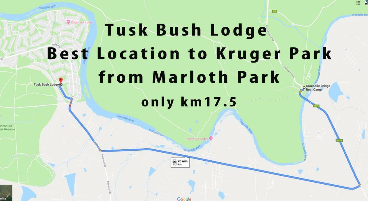 Tusk Bush Lodge Marloth Park Exterior foto